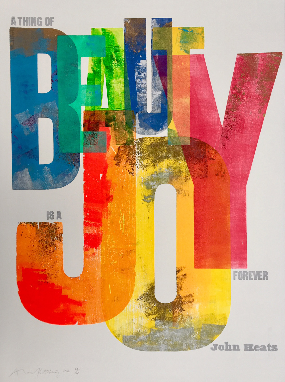 kitching alan letterpress visuals expressive letterforms commissions creating limited prints own metal edition wood